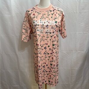 🌸 Adidas Originals Floral Love Set Dress Pink Trefoil Small